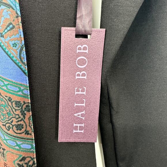 NWT Hale Bob Floria Long Sleeve Sheath Dress Boat Neck Paisley Print Size M - Picture 8 of 11